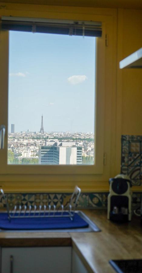 Vue Panoramique Sur Paris : Sublime Appartement Au Centre De Courbevoie Buitenkant foto