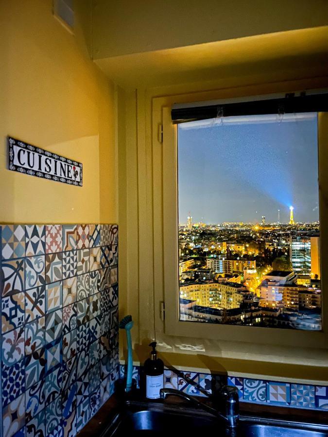 Vue Panoramique Sur Paris : Sublime Appartement Au Centre De Courbevoie Buitenkant foto